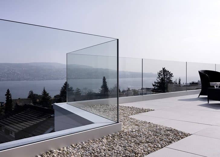Garde-corps en verre Pure vue produit epuree